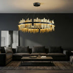 Verda Modern Circular Chandelier - Bling Lighting Studio