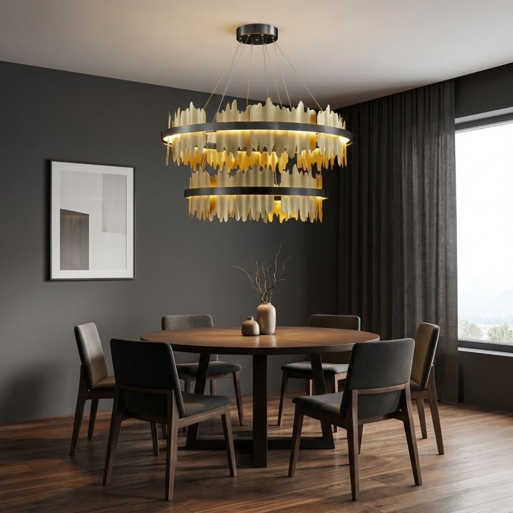 Verda Modern Circular Chandelier - Bling Lighting Studio