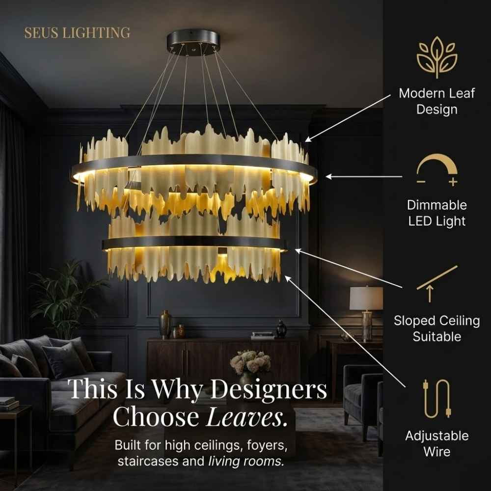 Verda Modern Circular Chandelier - Bling Lighting Studio