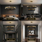 Verda Modern Circular Chandelier - Bling Lighting Studio