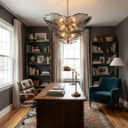 Verdant Petal Murano Glass Chandelier by Bling Lighting Studio