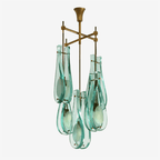Verdelle Murano Glass Cascade Chandelier by Bling Lighting Studio
