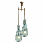 Verdelle Murano Glass Cascade Chandelier by Bling Lighting Studio