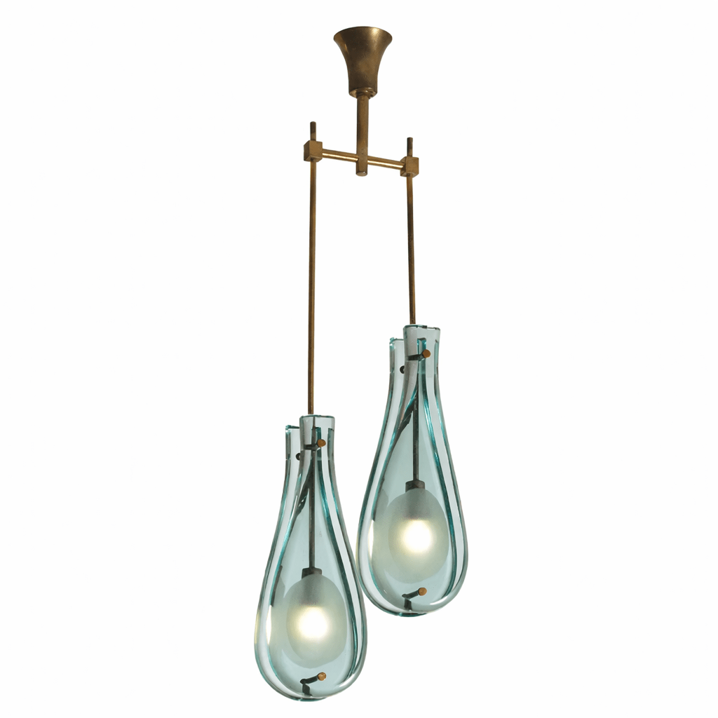 Verdelle Murano Glass Cascade Chandelier by Bling Lighting Studio