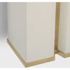 Columnar Fabric Sconce by Bling Lighting Studio