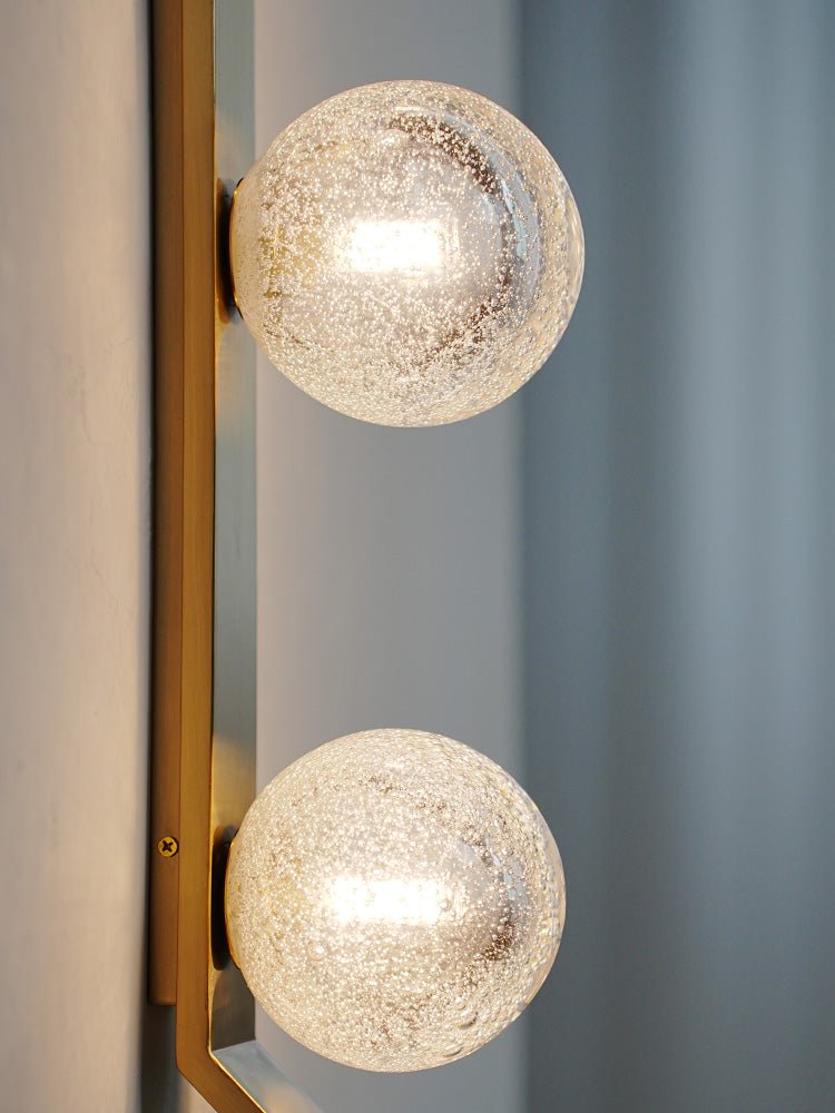 Vertical Balls Bar Sconce by Bling Lighting Studio