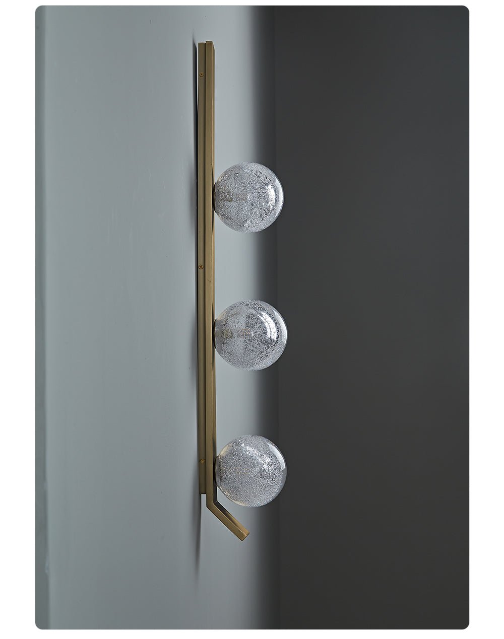 Vertical Balls Bar Sconce by Bling Lighting Studio