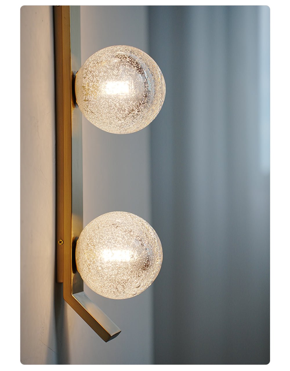 Vertical Balls Bar Sconce by Bling Lighting Studio