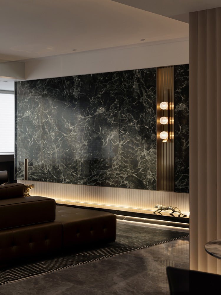 Vertical Balls Bar Sconce by Bling Lighting Studio