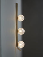 Vertical Balls Bar Sconce by Bling Lighting Studio