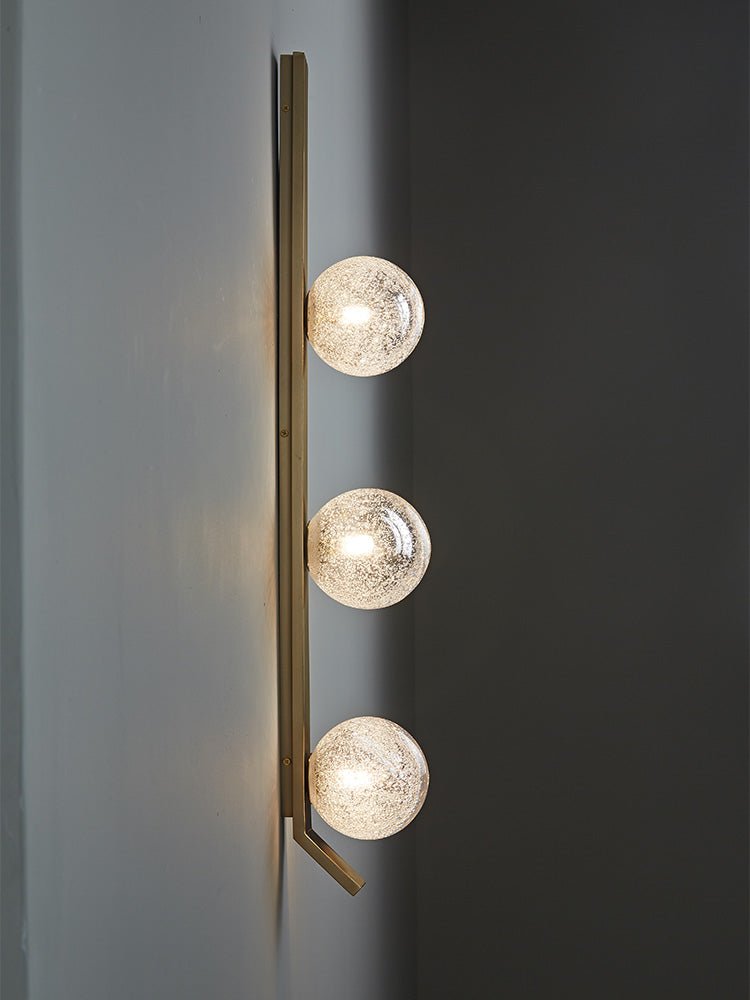 Vertical Balls Bar Sconce by Bling Lighting Studio