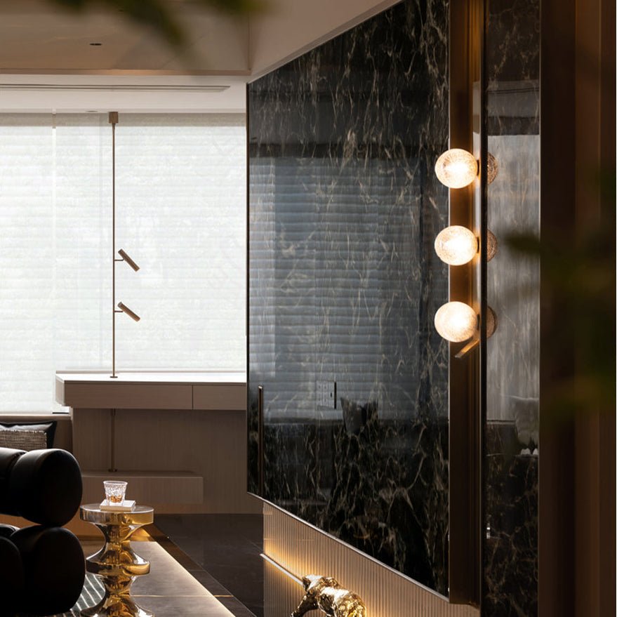 Vertical Balls Bar Sconce by Bling Lighting Studio