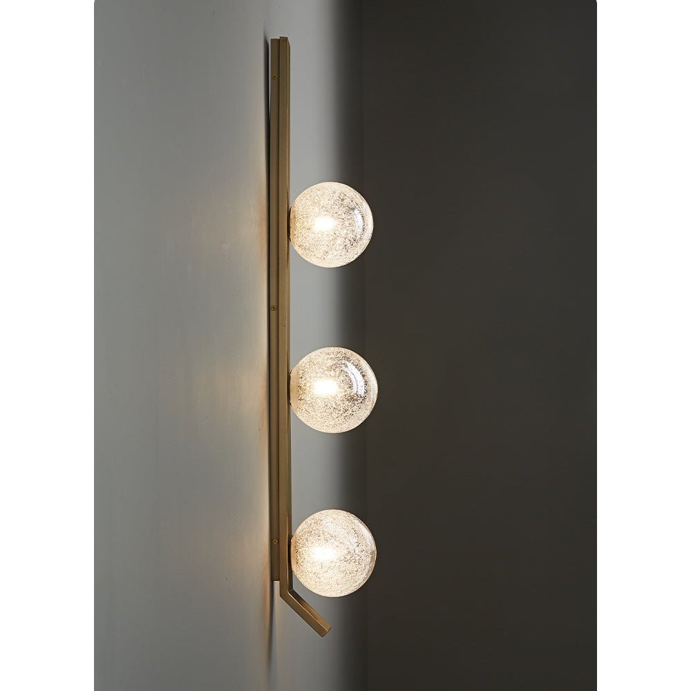 Vertical Balls Bar Sconce by Bling Lighting Studio