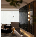 Vertical Balls Bar Sconce by Bling Lighting Studio
