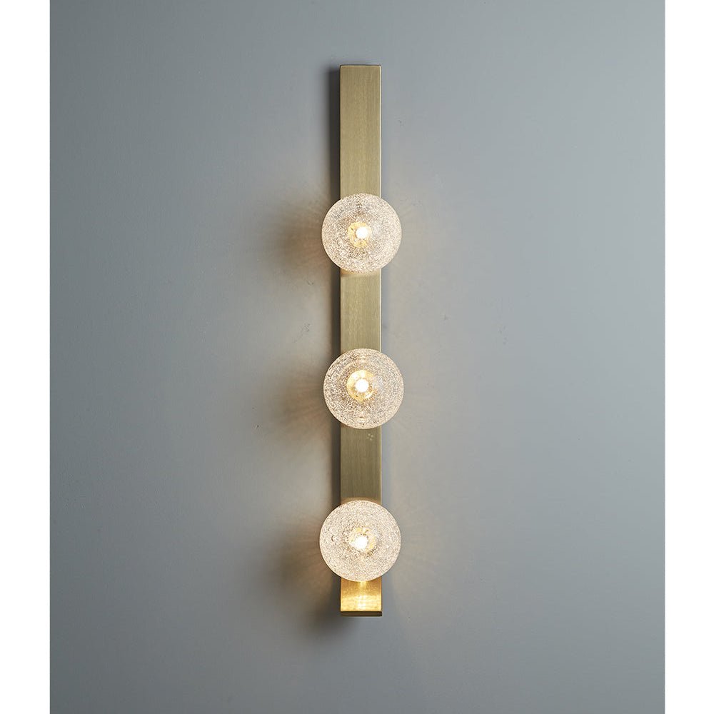 Vertical Balls Bar Sconce by Bling Lighting Studio