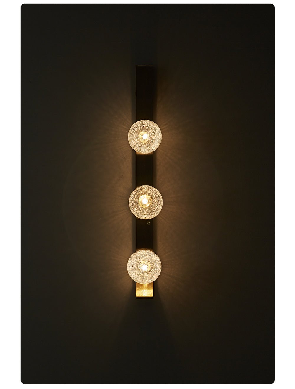 Vertical Balls Bar Sconce by Bling Lighting Studio