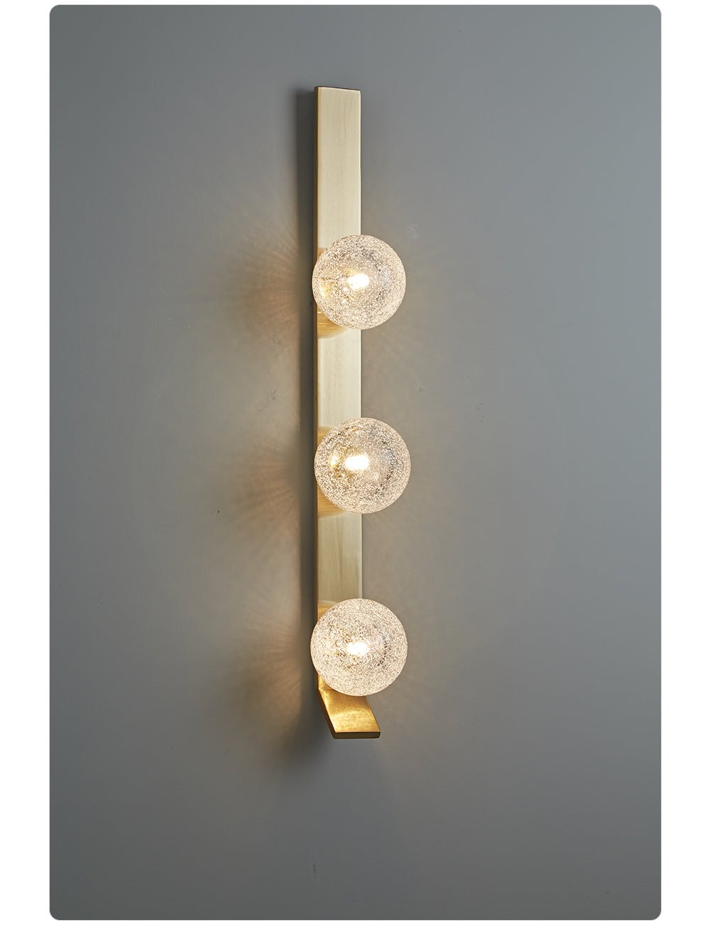 Vertical Balls Bar Sconce by Bling Lighting Studio