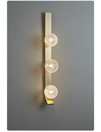 Vertical Balls Bar Sconce by Bling Lighting Studio