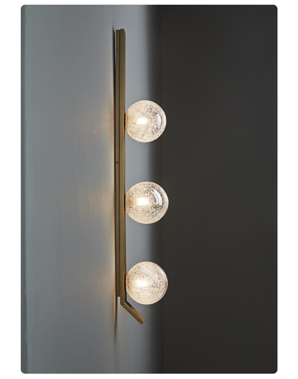Vertical Balls Bar Sconce by Bling Lighting Studio