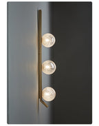 Vertical Balls Bar Sconce by Bling Lighting Studio