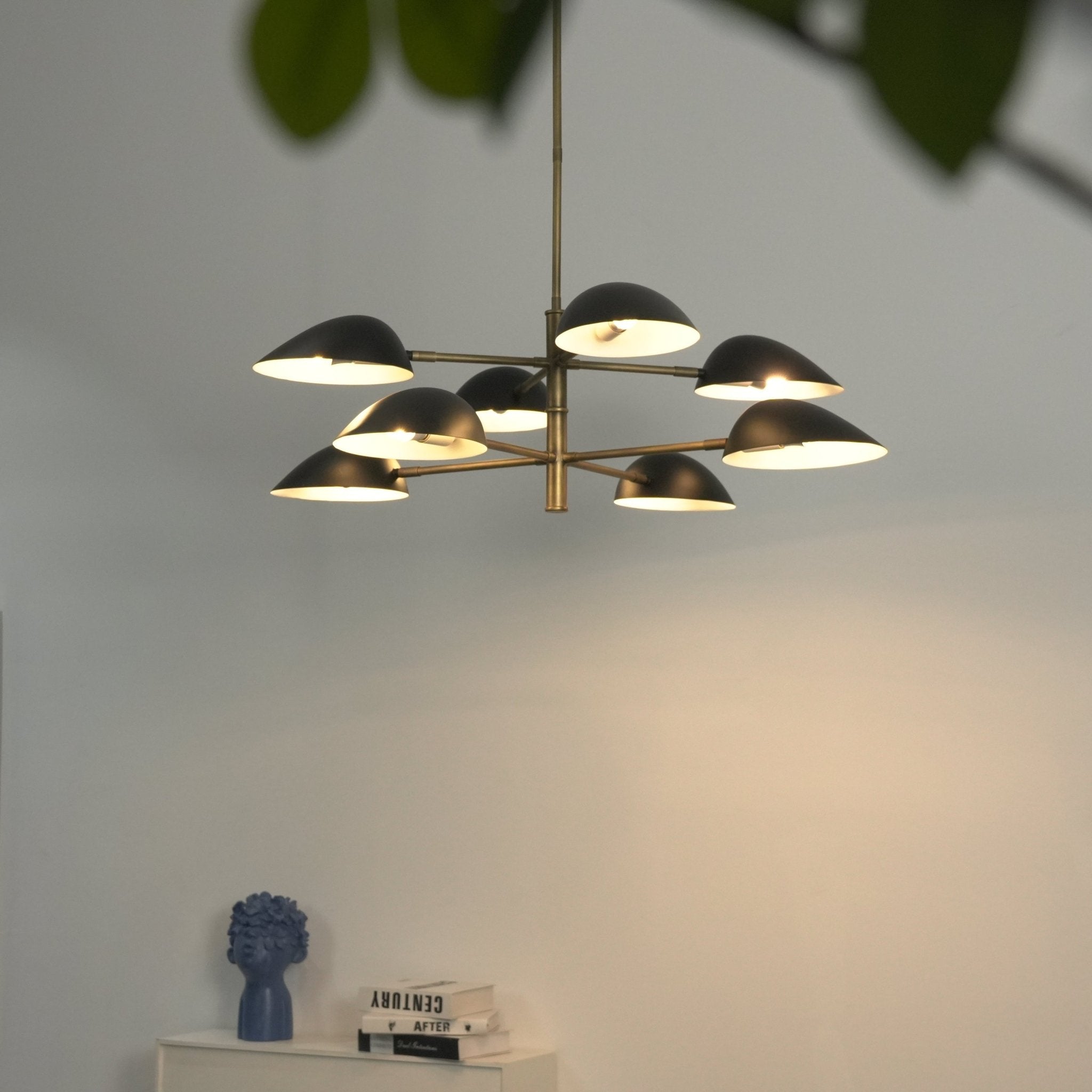 Vespera Brass Chandelier by Bling Lighting Studio