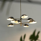 Vespera Brass Chandelier by Bling Lighting Studio