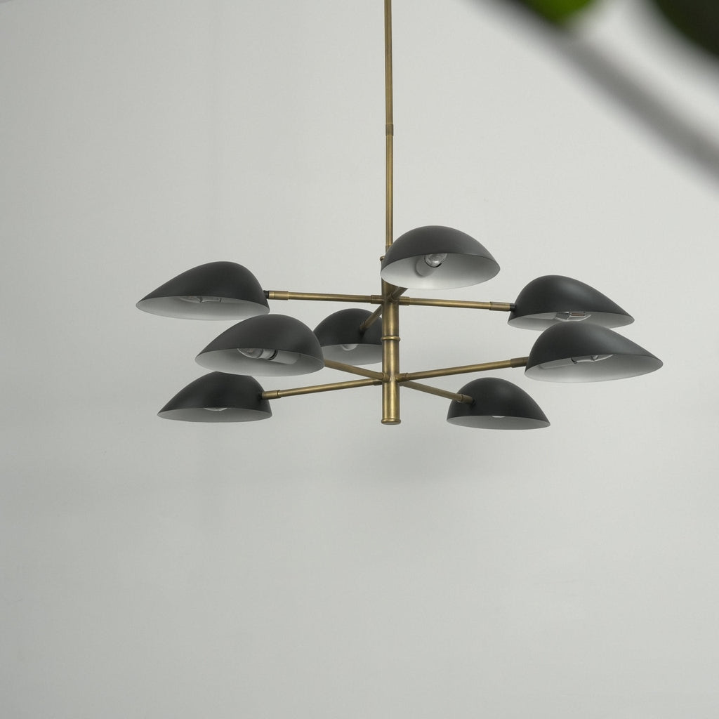 Vespera Brass Chandelier by Bling Lighting Studio