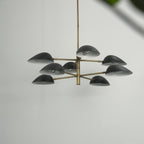 Vespera Brass Chandelier by Bling Lighting Studio