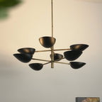 Vespera Brass Chandelier by Bling Lighting Studio