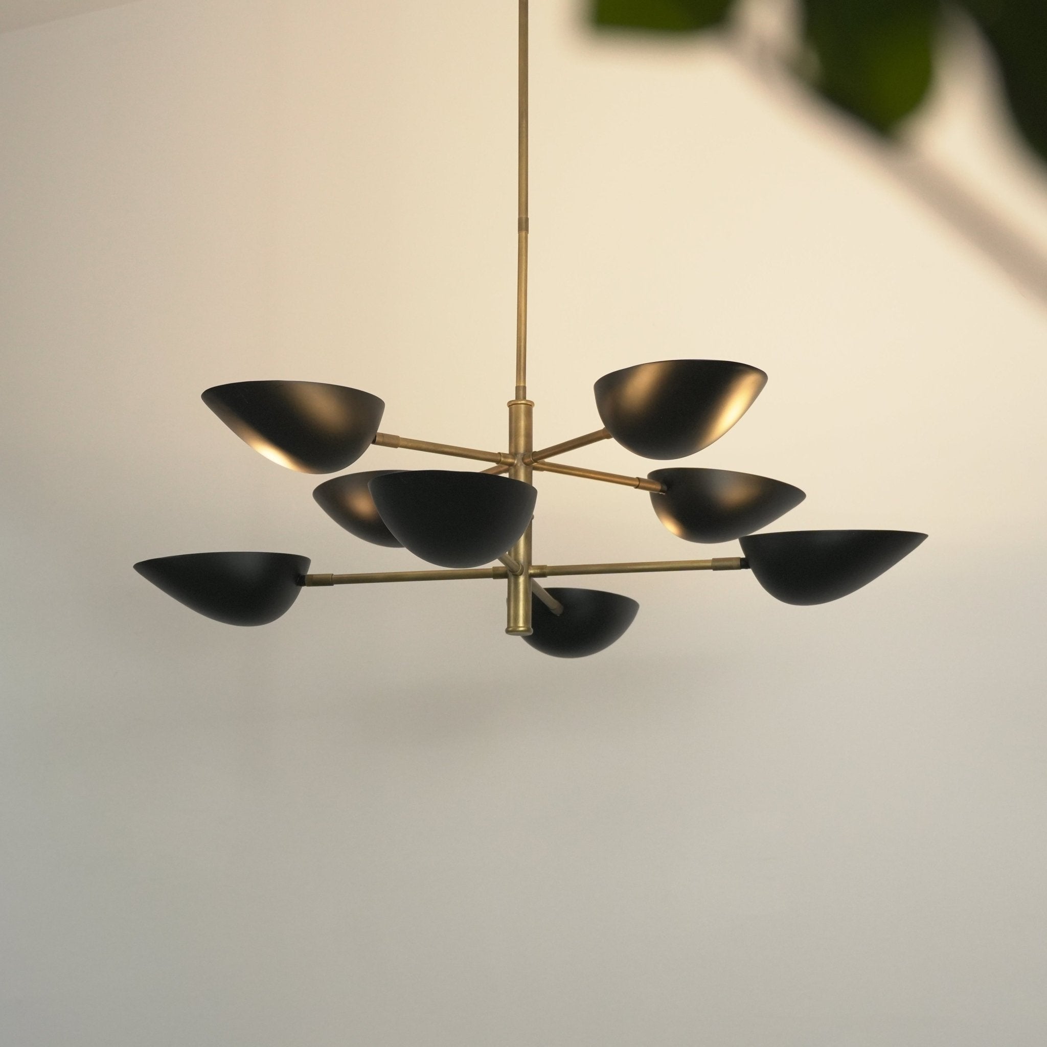 Vespera Brass Chandelier by Bling Lighting Studio