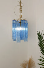 Vintage Blue Murano Glass Chandelier additional product view