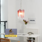 Vintage Gradient Red Murano Chandelier product image