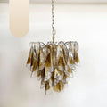 Vintage Murano Swallows Amber Glass Chandelier product image