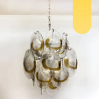 Vintage Murano Transparent Amber Chandelier product image