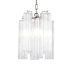 Vintage Transparent Murano Chandelier by Bling Lighting Studio
