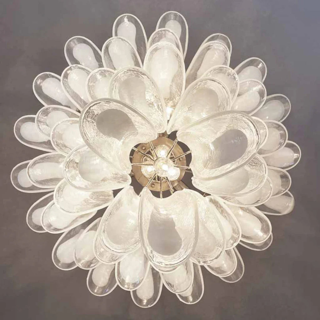 Vintage Transparent Murano Petals Chandelier product image