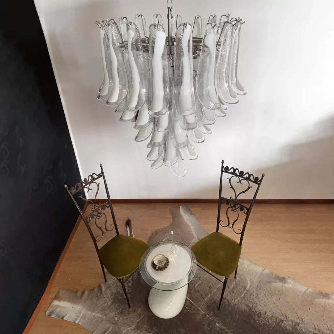 Vintage Transparent Murano Petals Chandelier product image