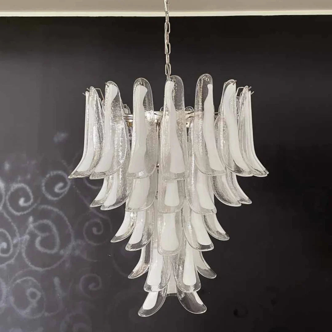 Vintage Transparent Murano Petals Chandelier product image