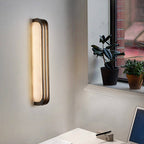 Virex Layered Alabaster Wall Light by Bling Lighting Studio
