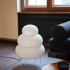 Wayuu Rice Paper Floor Lamp - Bling Lighting Studio