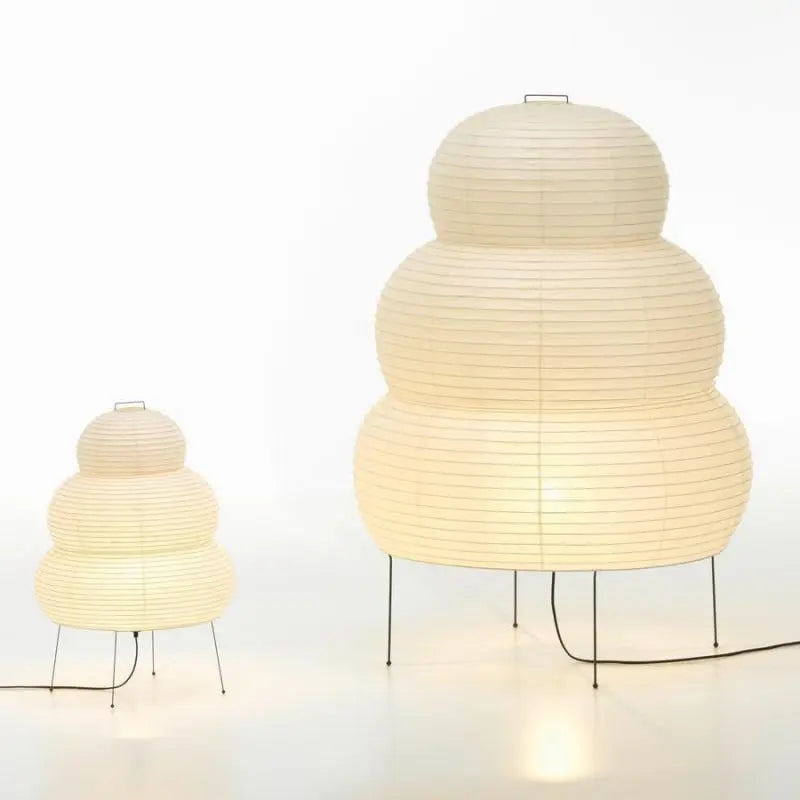 Wayuu Rice Paper Floor Lamp - Bling Lighting Studio