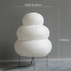 Wayuu Rice Paper Floor Lamp - Bling Lighting Studio