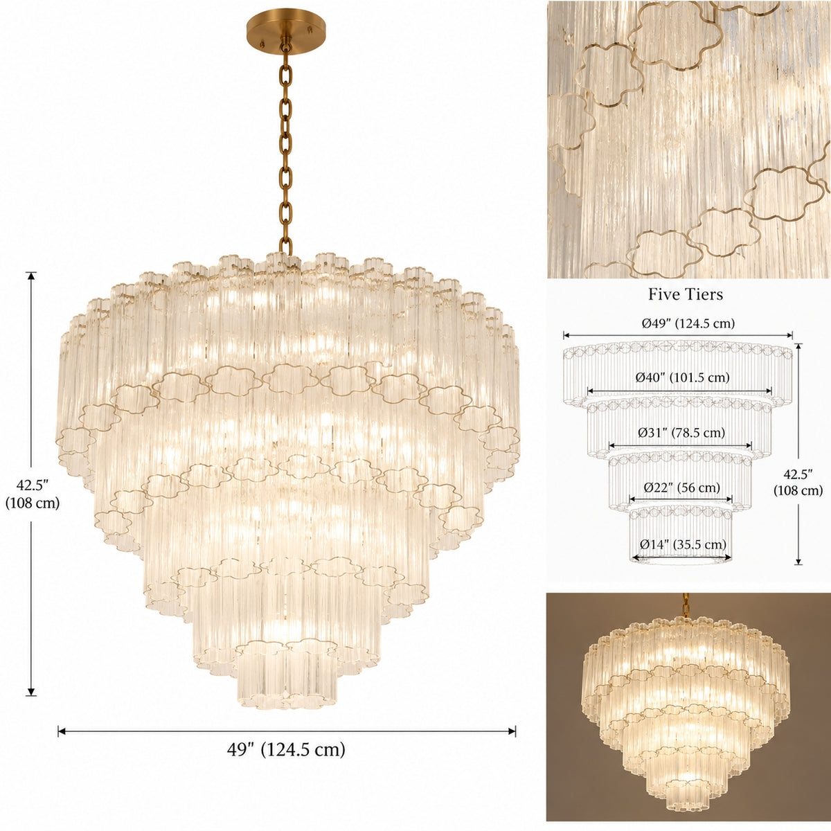 Murano Glass Chandelier -- Naaming