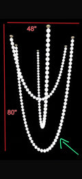 Custom Acrylic Ball Chandelier - 48"W × 80"H