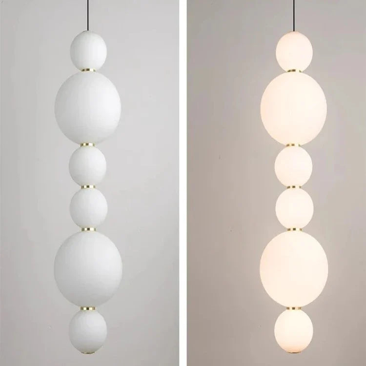 White Multi Globe Pendant Light for Staircase & High Ceiling for high ceiling staircase and foyer lighting