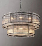 Willow Luxury Modern 2 Tier Crystal chandelier - Bling Lighting Studio