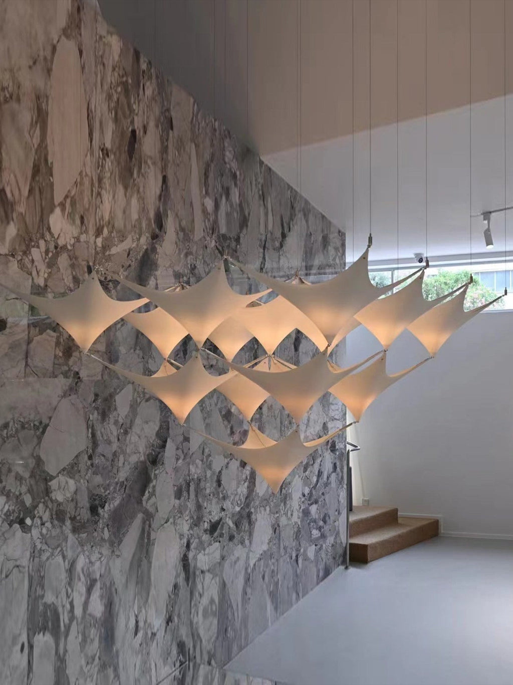 Winged Sail Pendant Lamp by Bling Lighting Studio