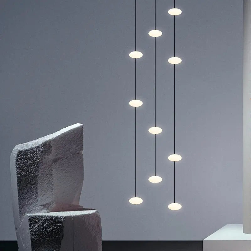 Winnie Staircase Lighting Fixtures for high ceiling staircase and foyer lighting
