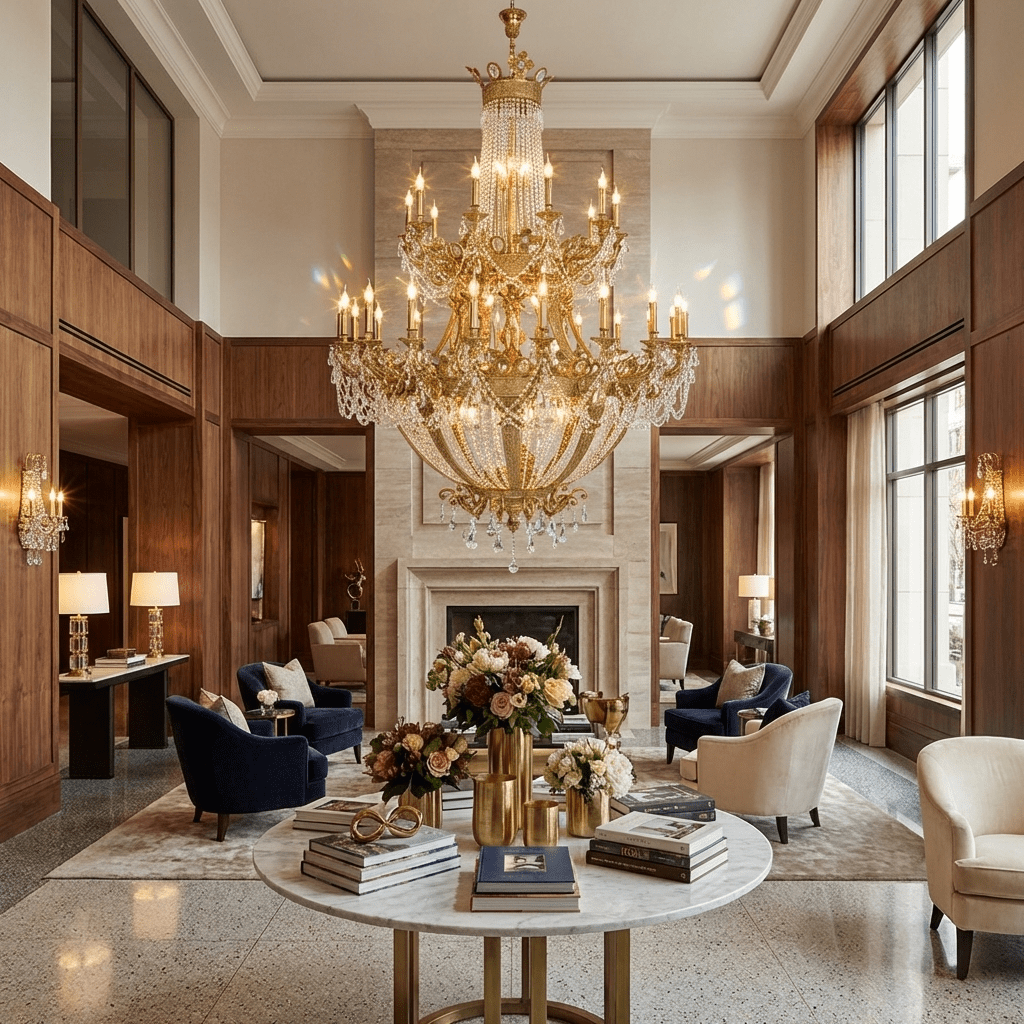 Zaira Opulent Chandelier by Bling Lighting Studio