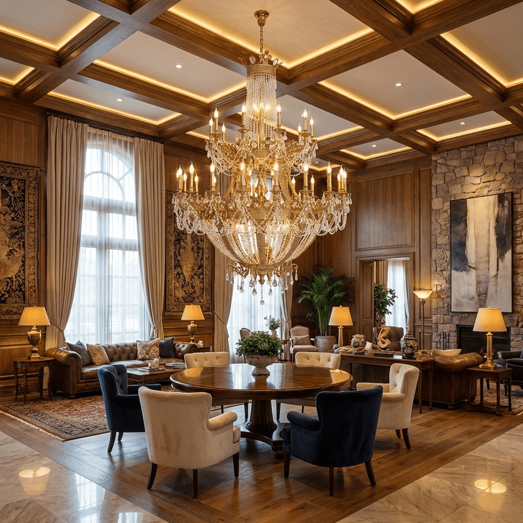 Zaira Opulent Chandelier by Bling Lighting Studio